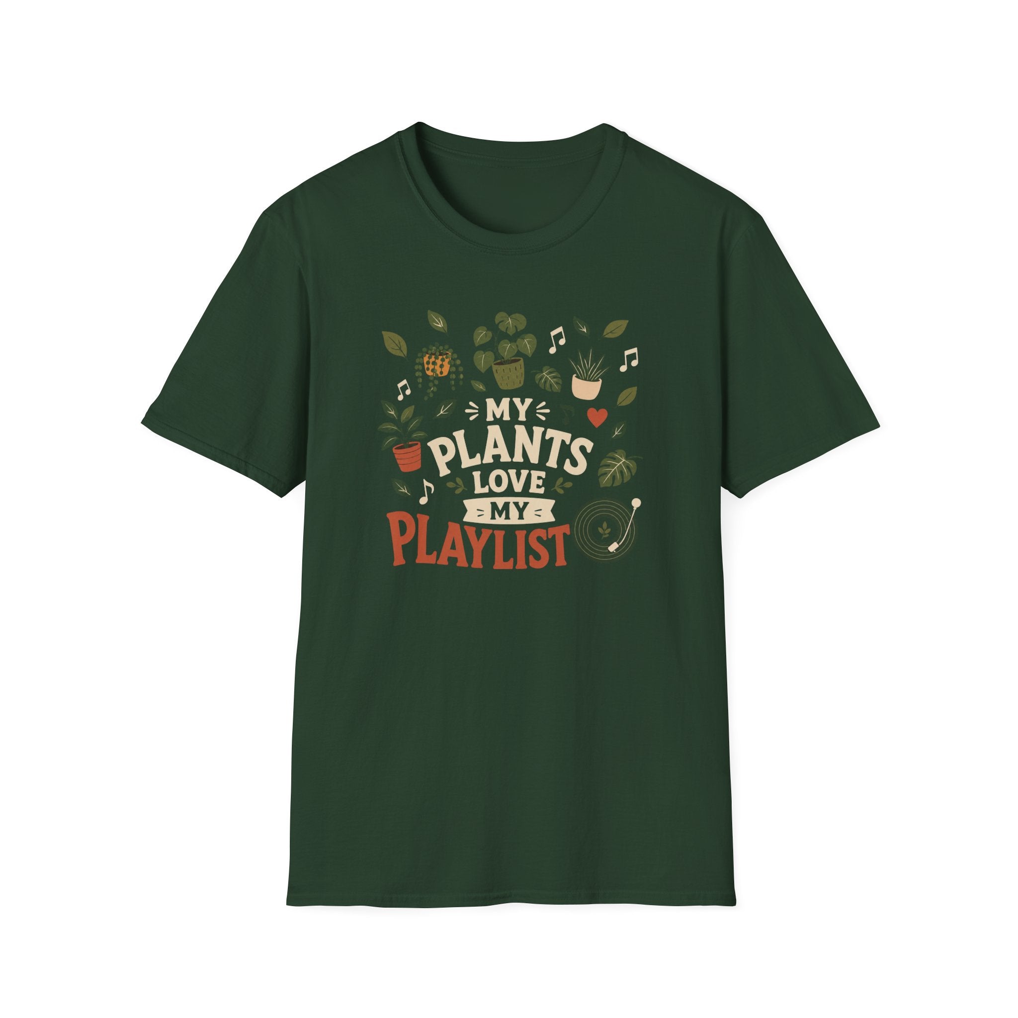 My Plants Love My Playlist T-Shirt