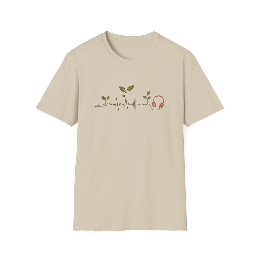 Plant Pulse Headphones T-Shirt