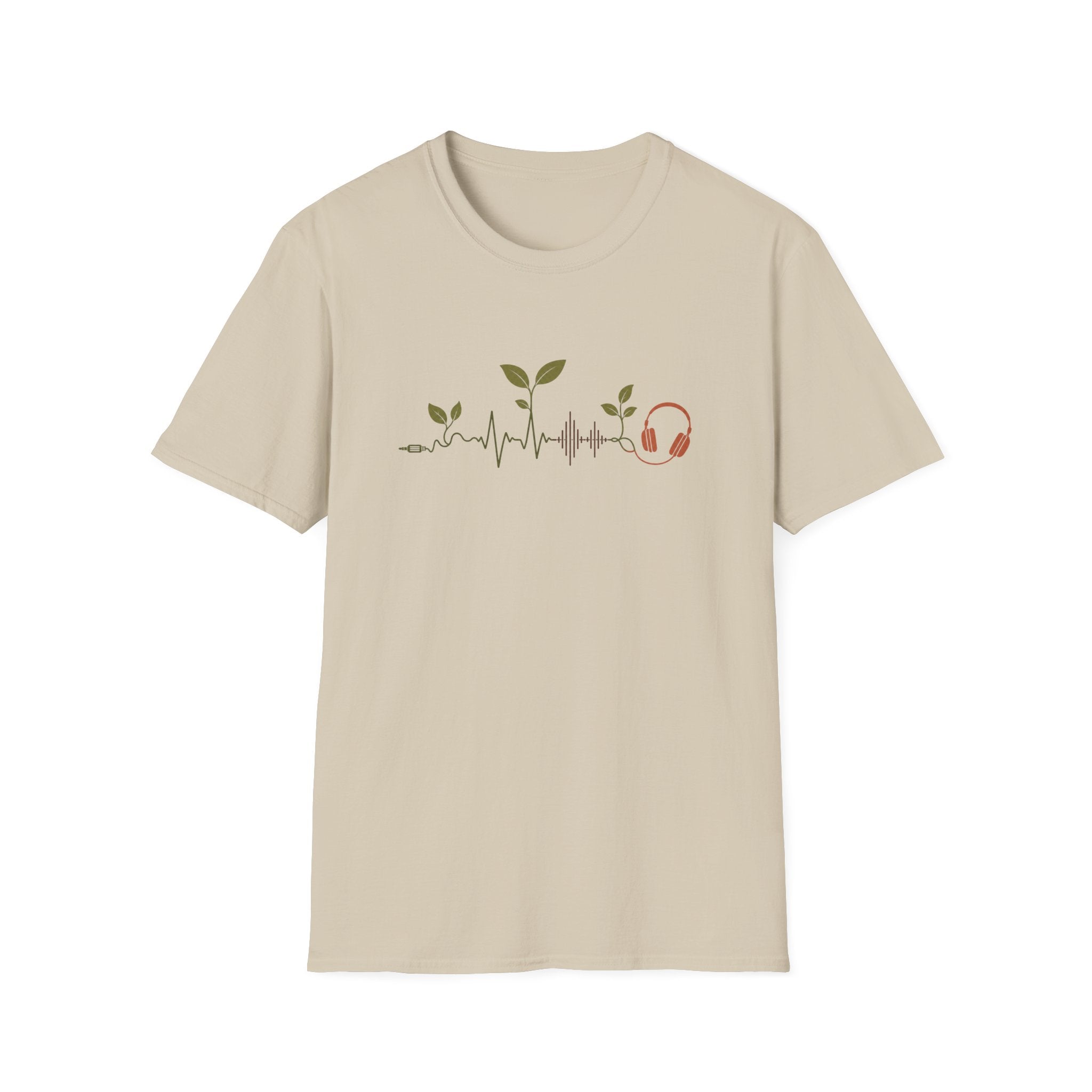Plant Pulse Headphones T-Shirt