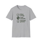 Slow Living, Loud Records, Thriving Greens T-Shirt