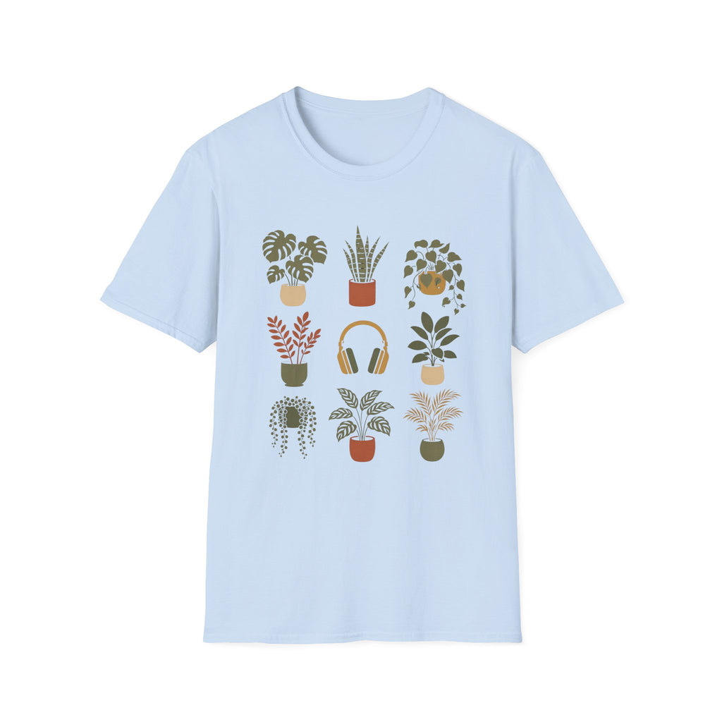Houseplant Headphone T-Shirt