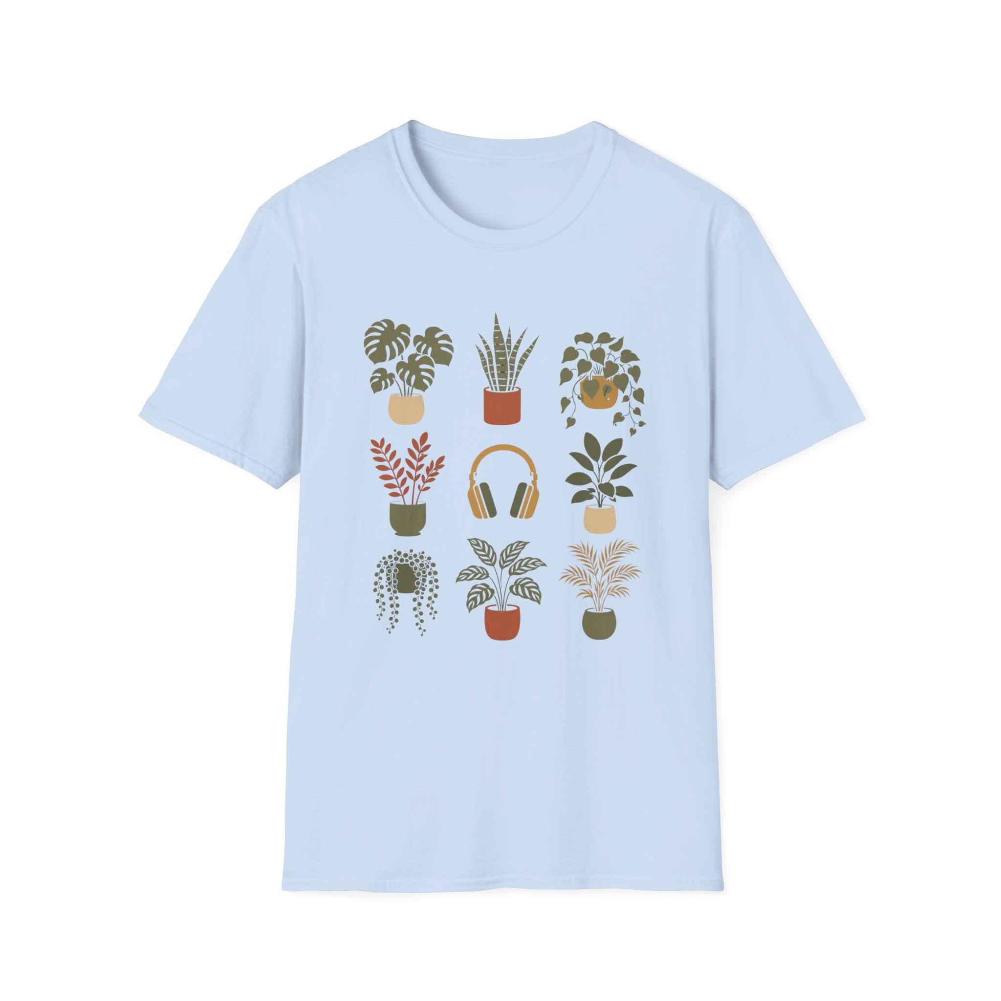 Houseplant Headphone T-Shirt