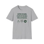 Coffee, Plants, Vinyl T-Shirt
