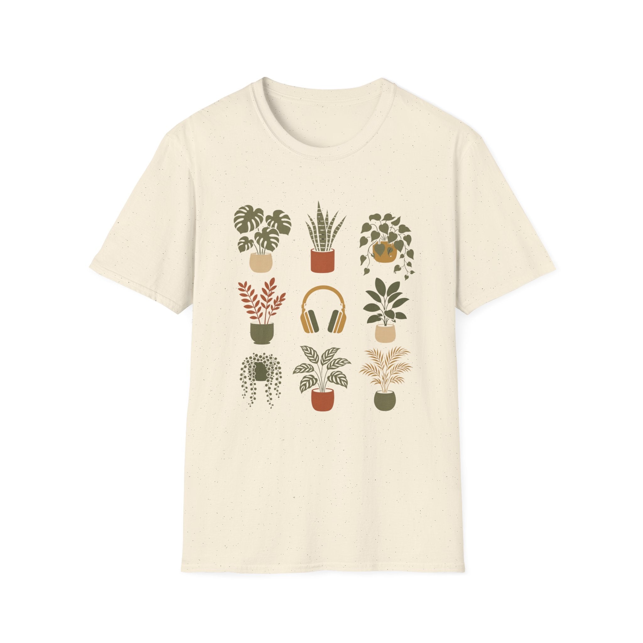 Houseplant Headphone T-Shirt