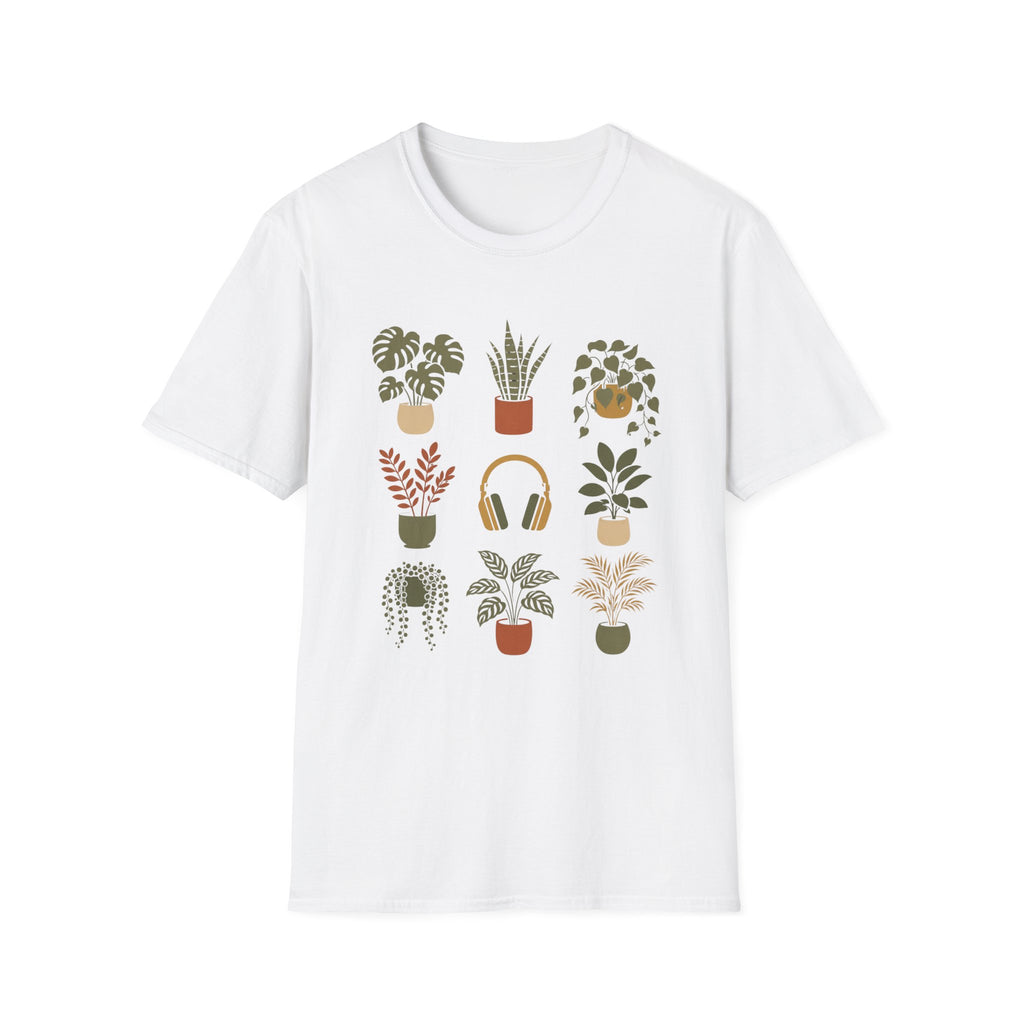 Houseplant Headphone T-Shirt