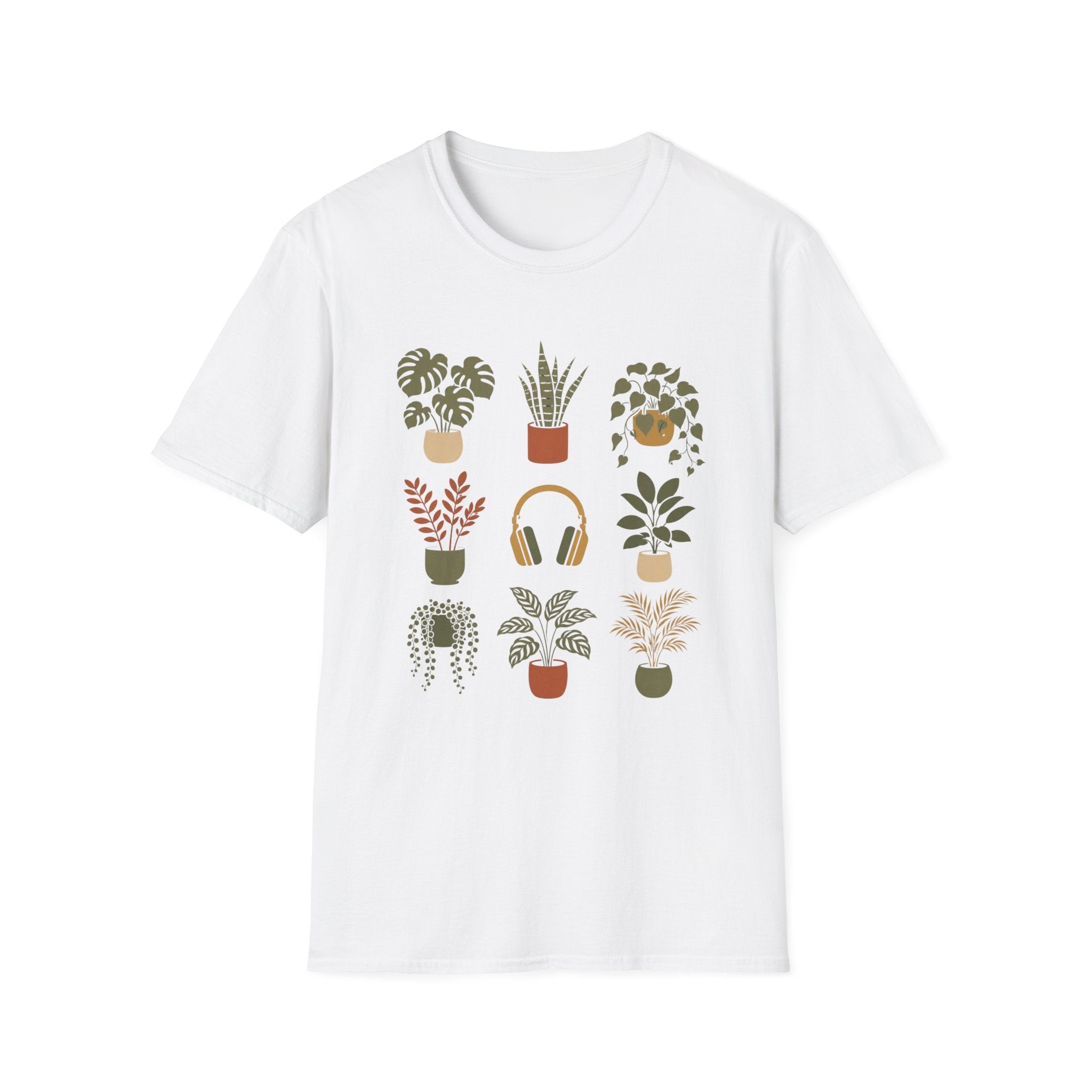 Houseplant Headphone T-Shirt