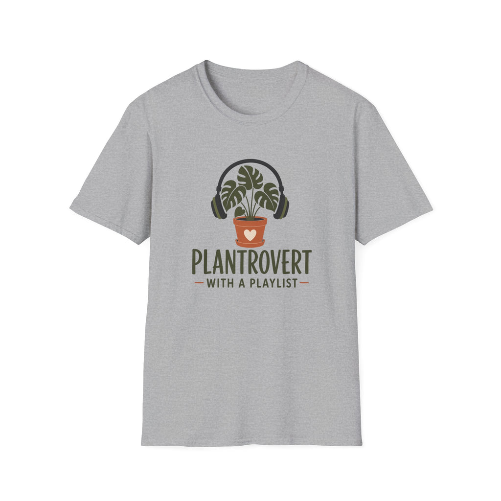 Plantrovert With A Playlist T-Shirt