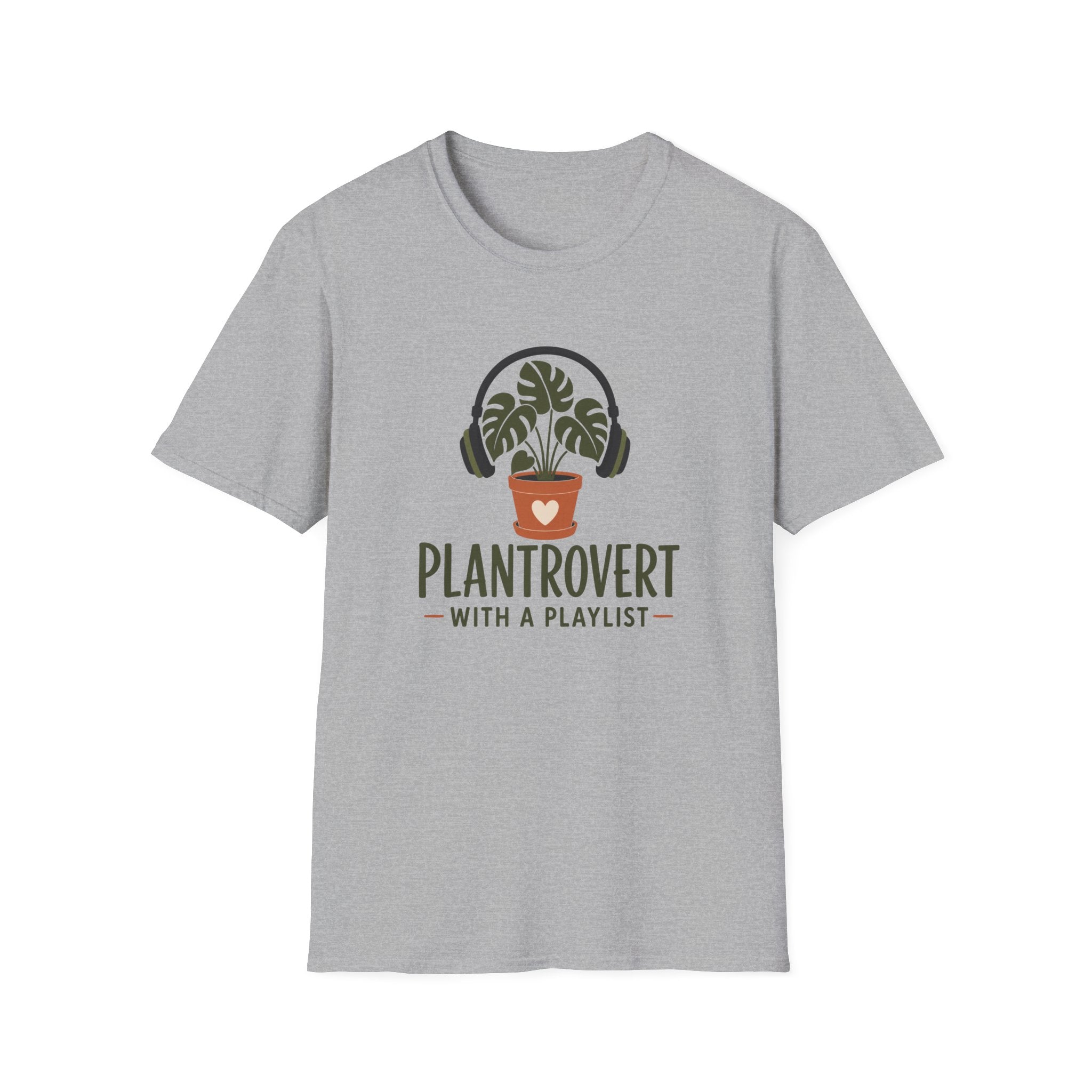 Plantrovert With A Playlist T-Shirt