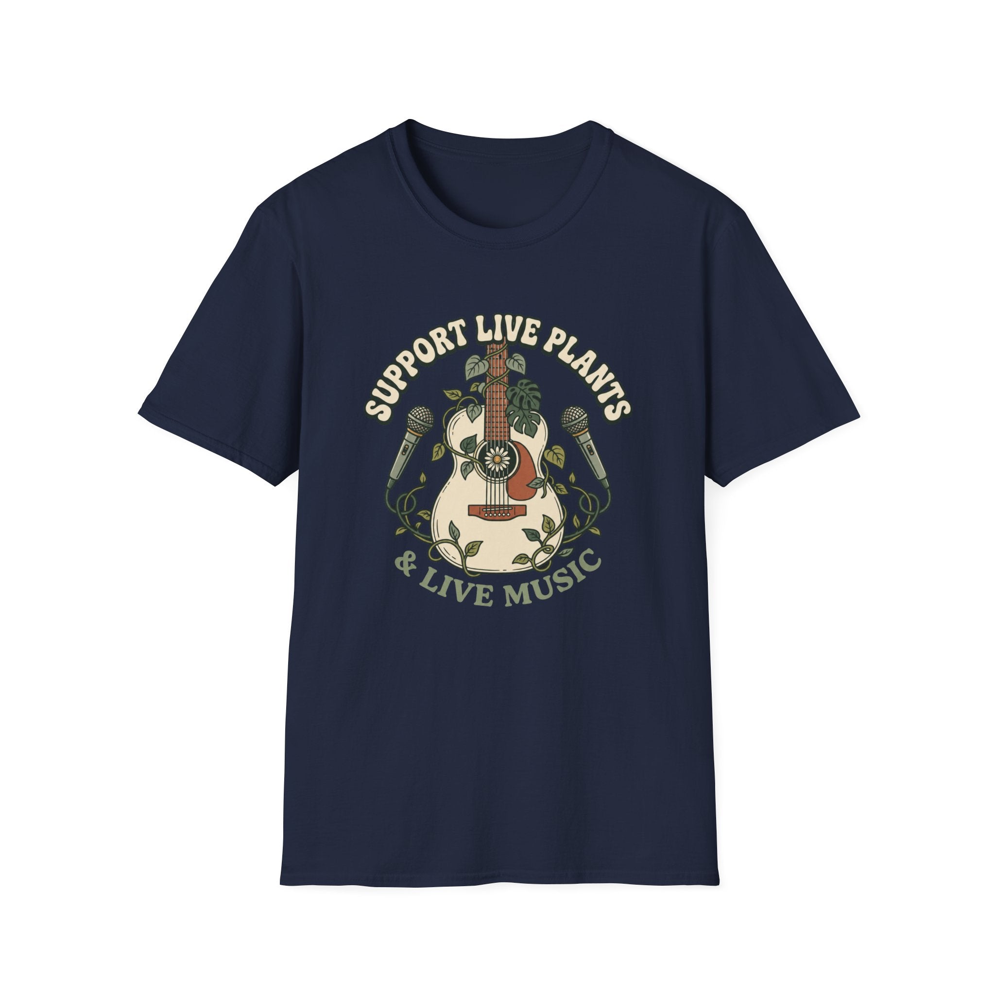 Support Live Plants & Live Music T-Shirt