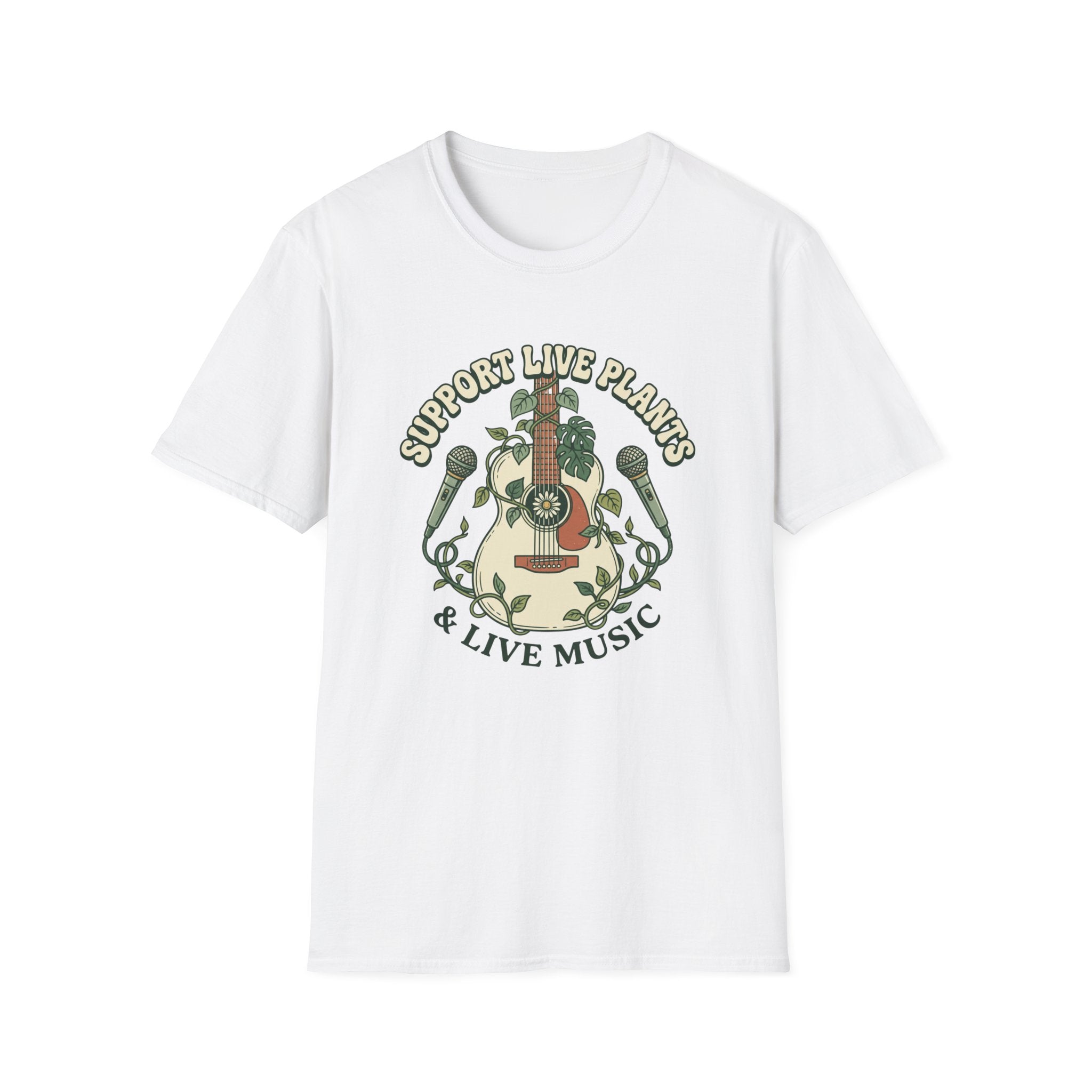 Support Live Plants & Live Music T-Shirt