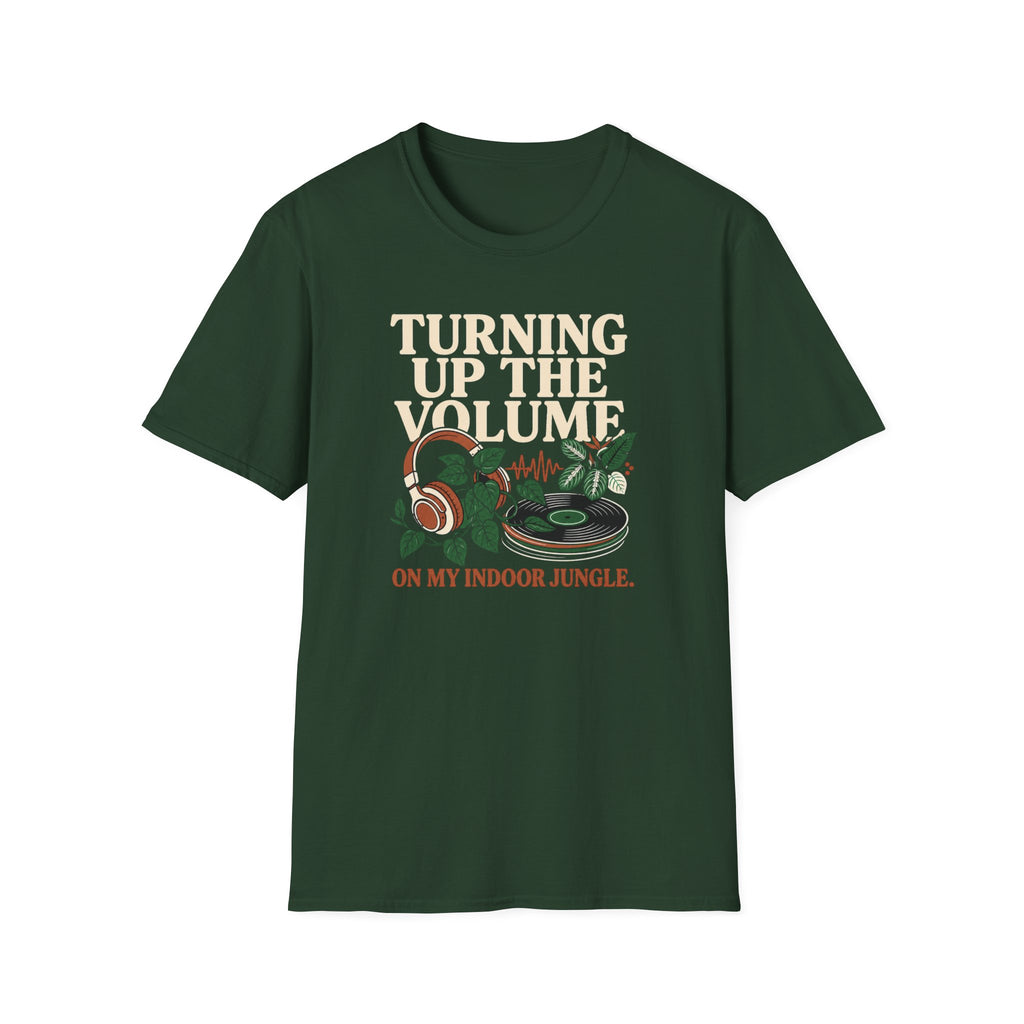Turning Up the Volume on my Indoor Jungle T-Shirt