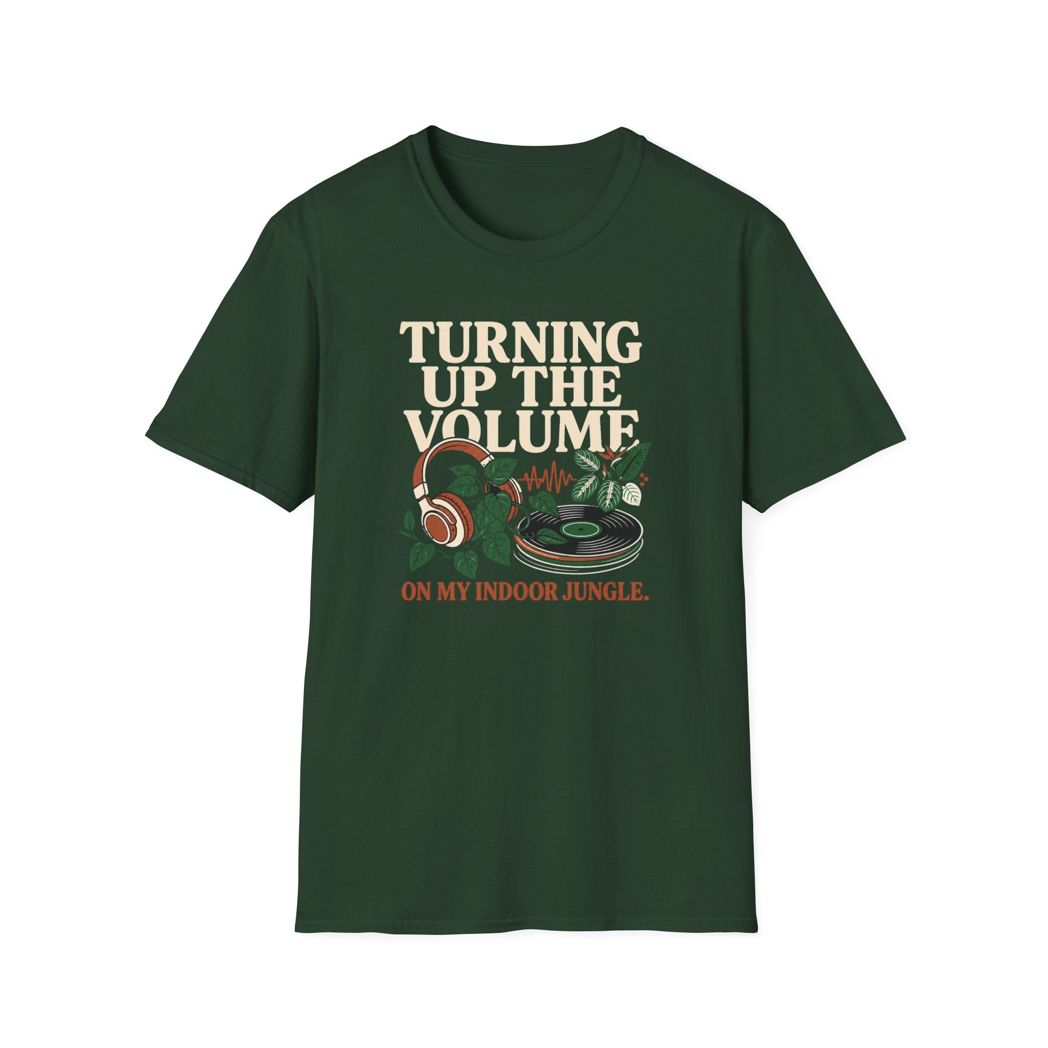 Turning Up the Volume on my Indoor Jungle T-Shirt