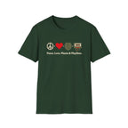 Peace. Love. Plants & Playlists. T-Shirt