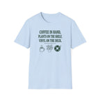 Coffee, Plants, Vinyl T-Shirt