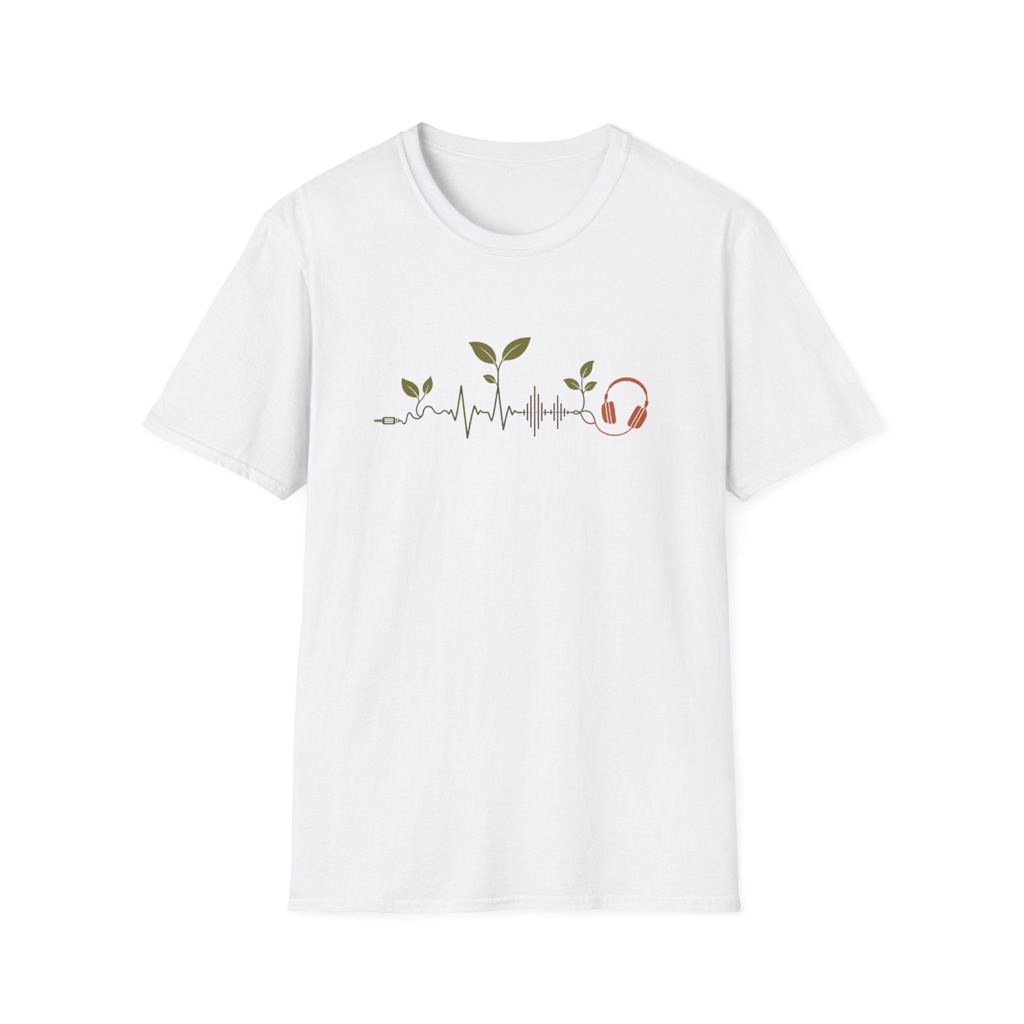 Plant Pulse Headphones T-Shirt
