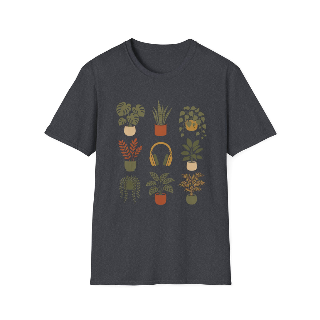 Houseplant Headphone T-Shirt