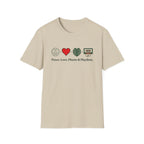 Peace. Love. Plants & Playlists. T-Shirt