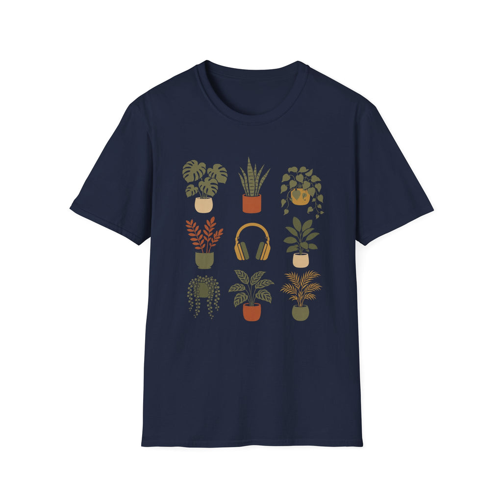 Houseplant Headphone T-Shirt