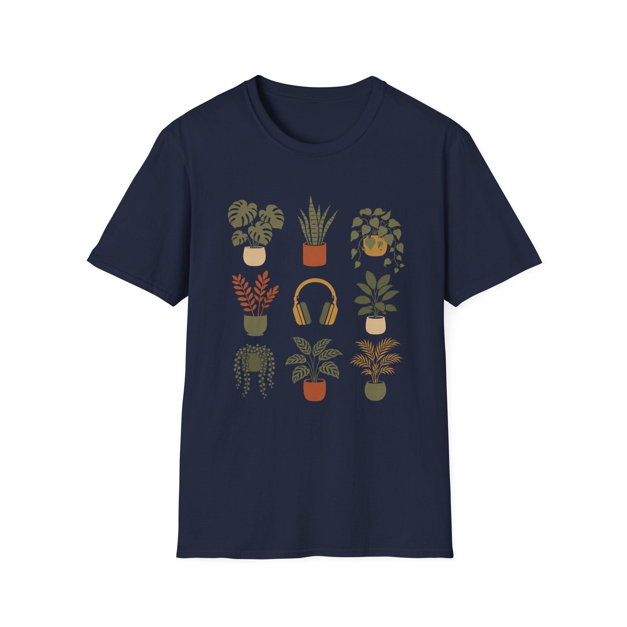 Houseplant Headphone T-Shirt