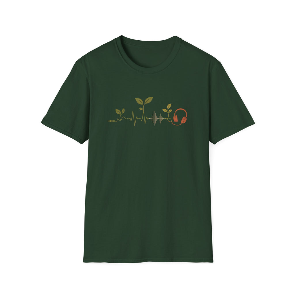 Plant Pulse Headphones T-Shirt