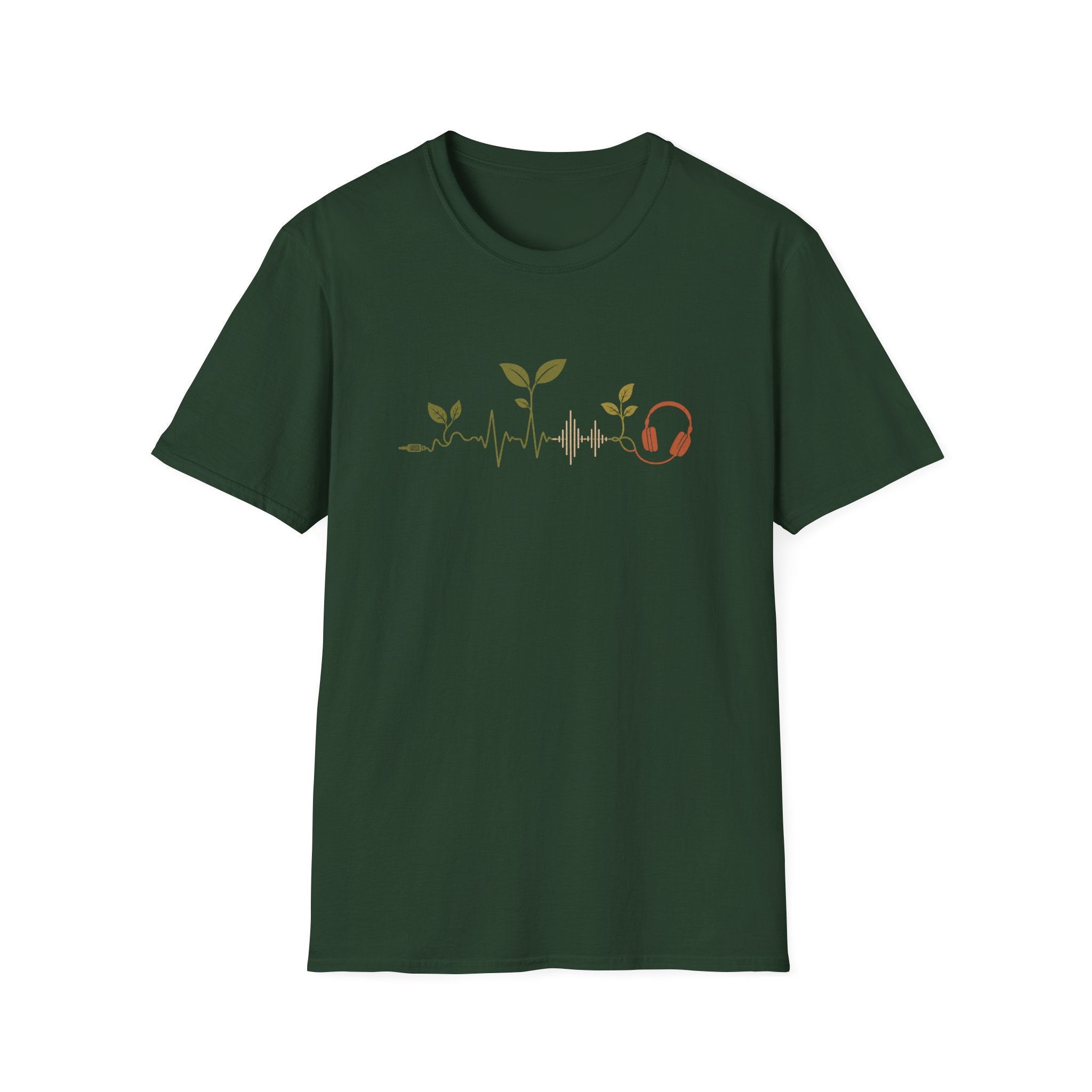 Plant Pulse Headphones T-Shirt