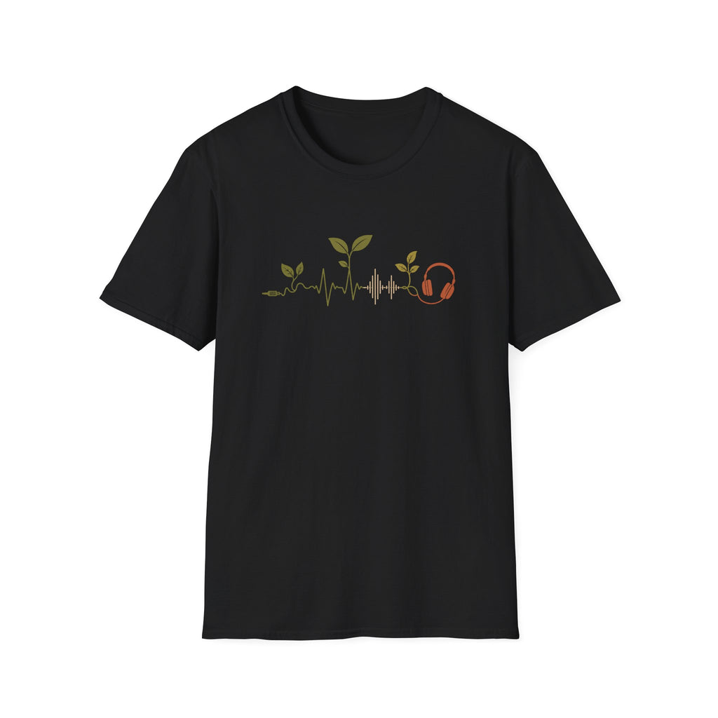 Plant Pulse Headphones T-Shirt