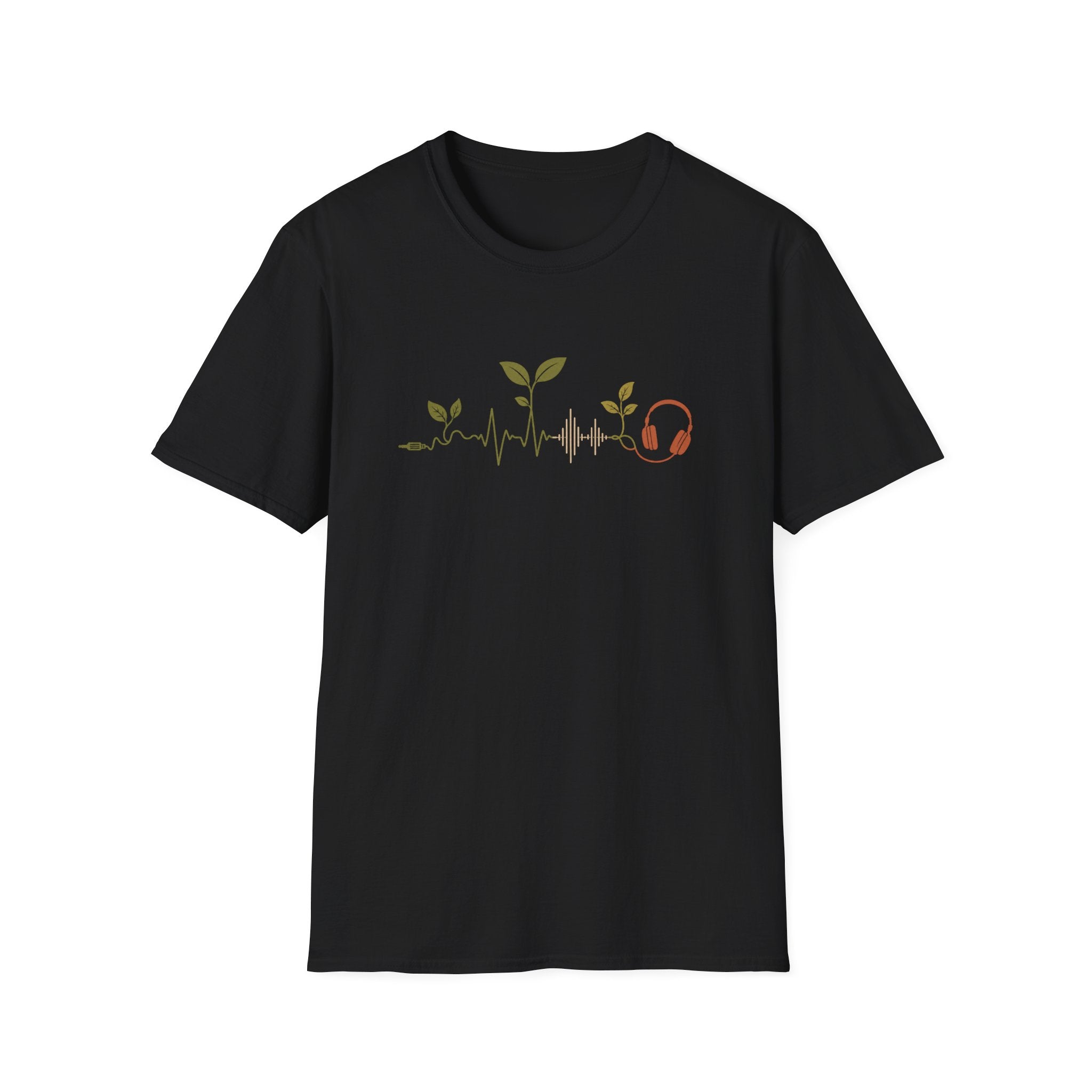 Plant Pulse Headphones T-Shirt