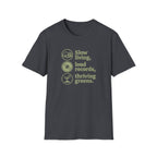 Slow Living, Loud Records, Thriving Greens T-Shirt