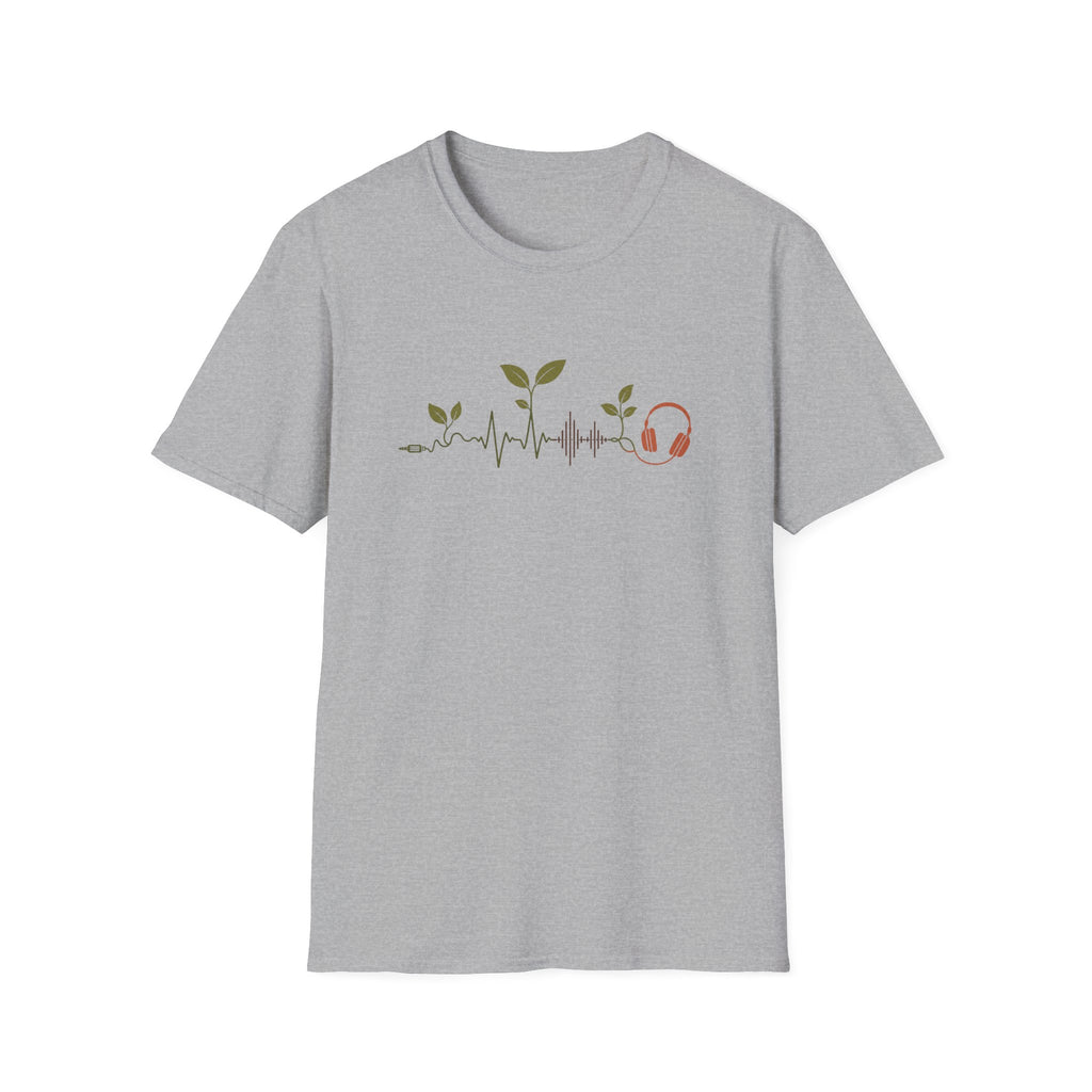 Plant Pulse Headphones T-Shirt