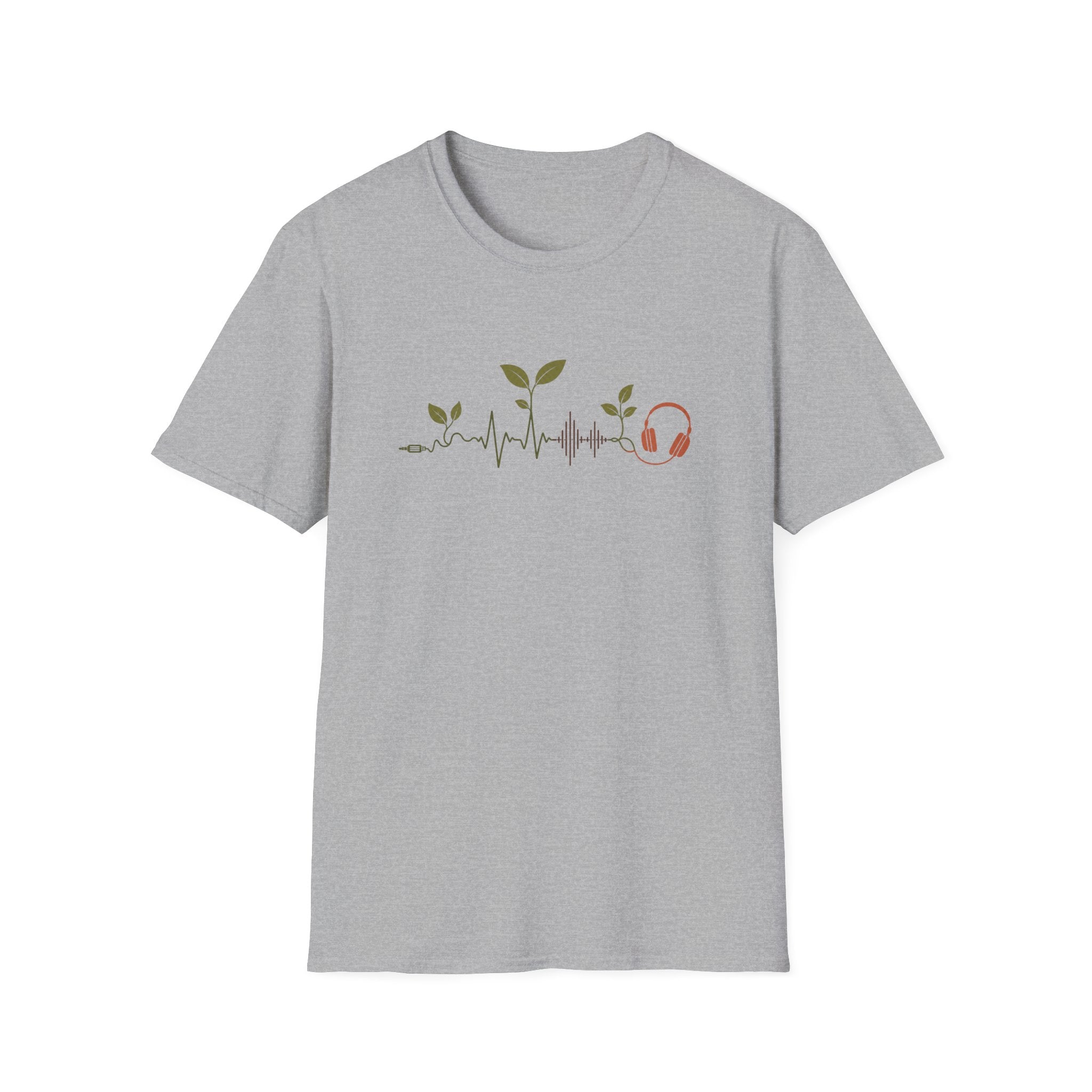 Plant Pulse Headphones T-Shirt