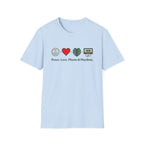 Peace. Love. Plants & Playlists. T-Shirt
