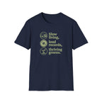 Slow Living, Loud Records, Thriving Greens T-Shirt