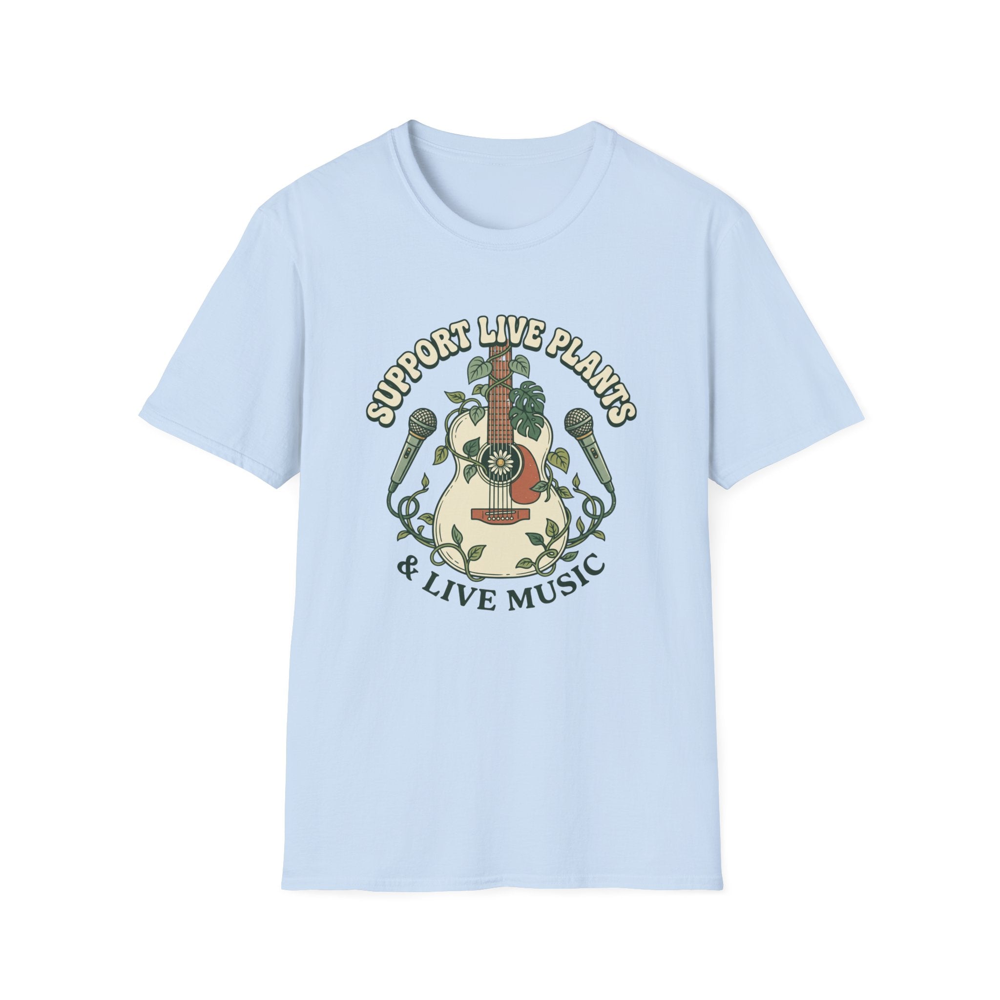 Support Live Plants & Live Music T-Shirt