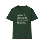 Pothos & Playlists & Peperomia & Speakers T-Shirt