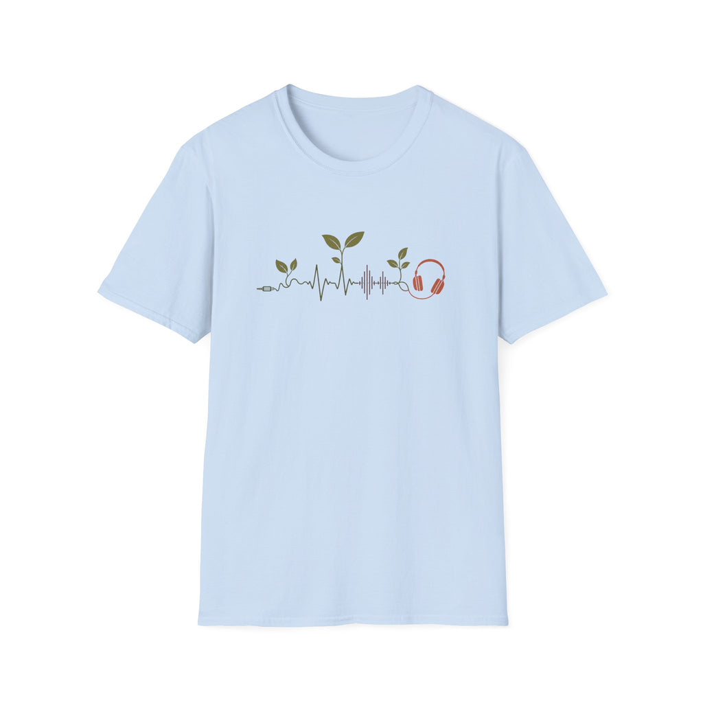 Plant Pulse Headphones T-Shirt
