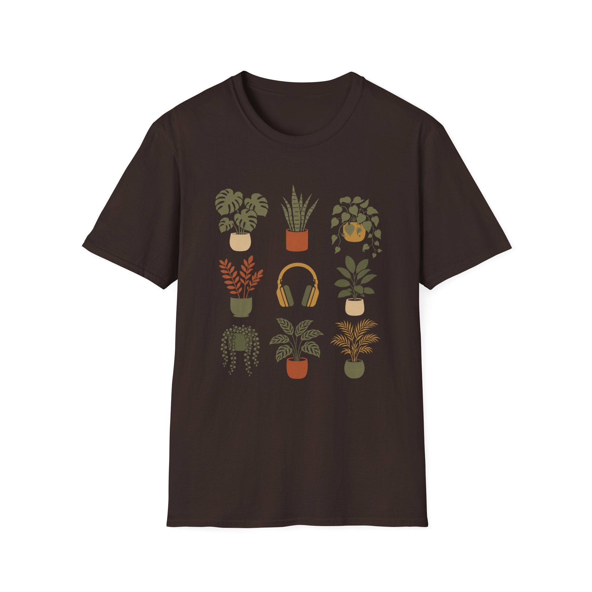 Houseplant Headphone T-Shirt