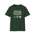 Coffee, Plants, Vinyl T-Shirt