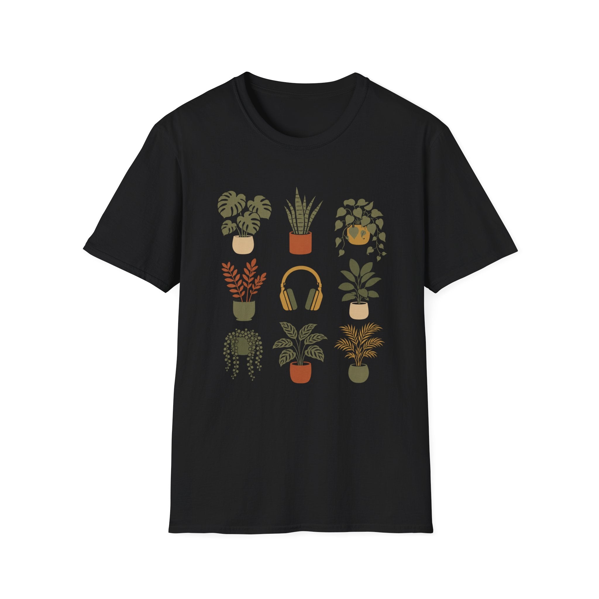 Houseplant Headphone T-Shirt