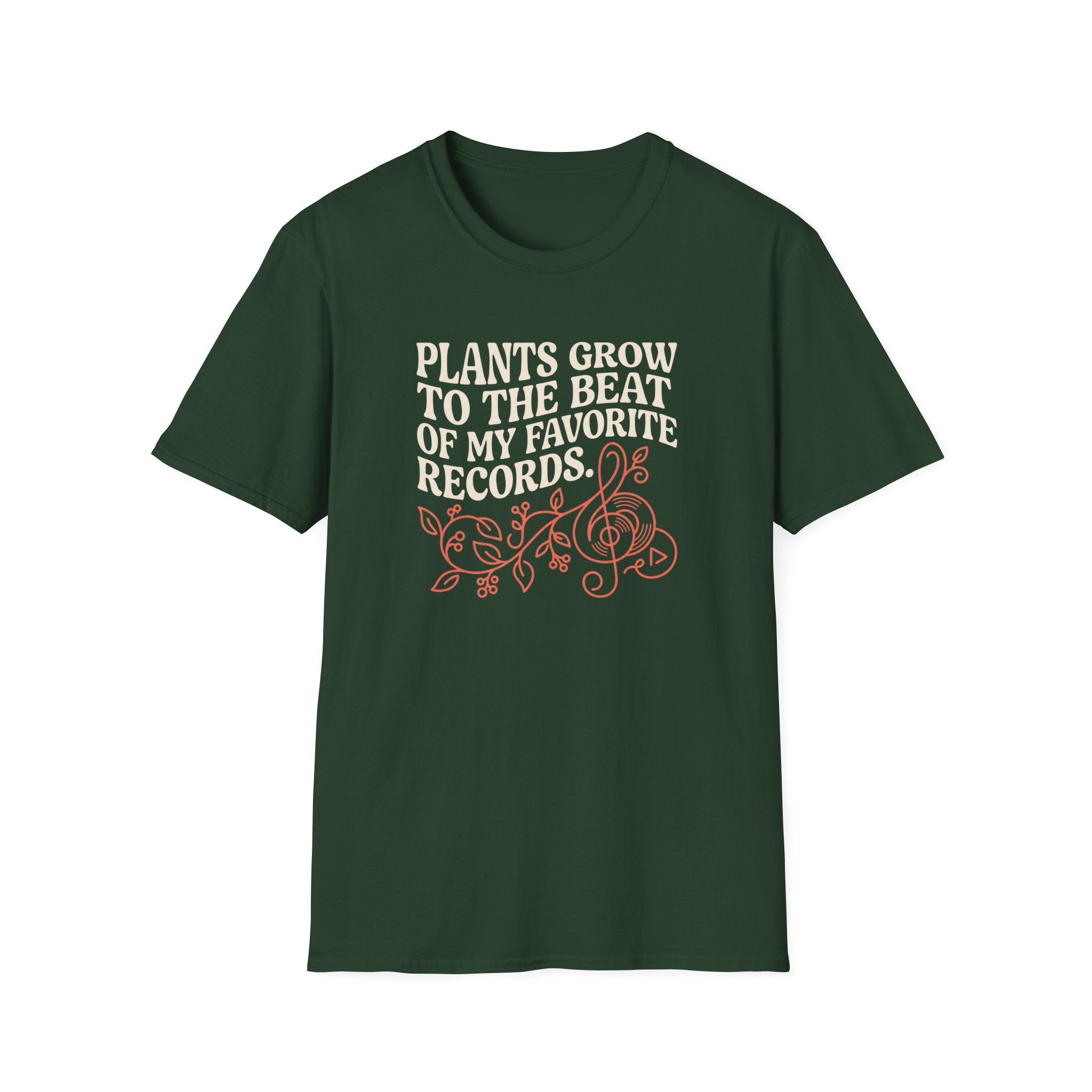 Plants Grow to the Beat of my Favorite Records T-Shirt