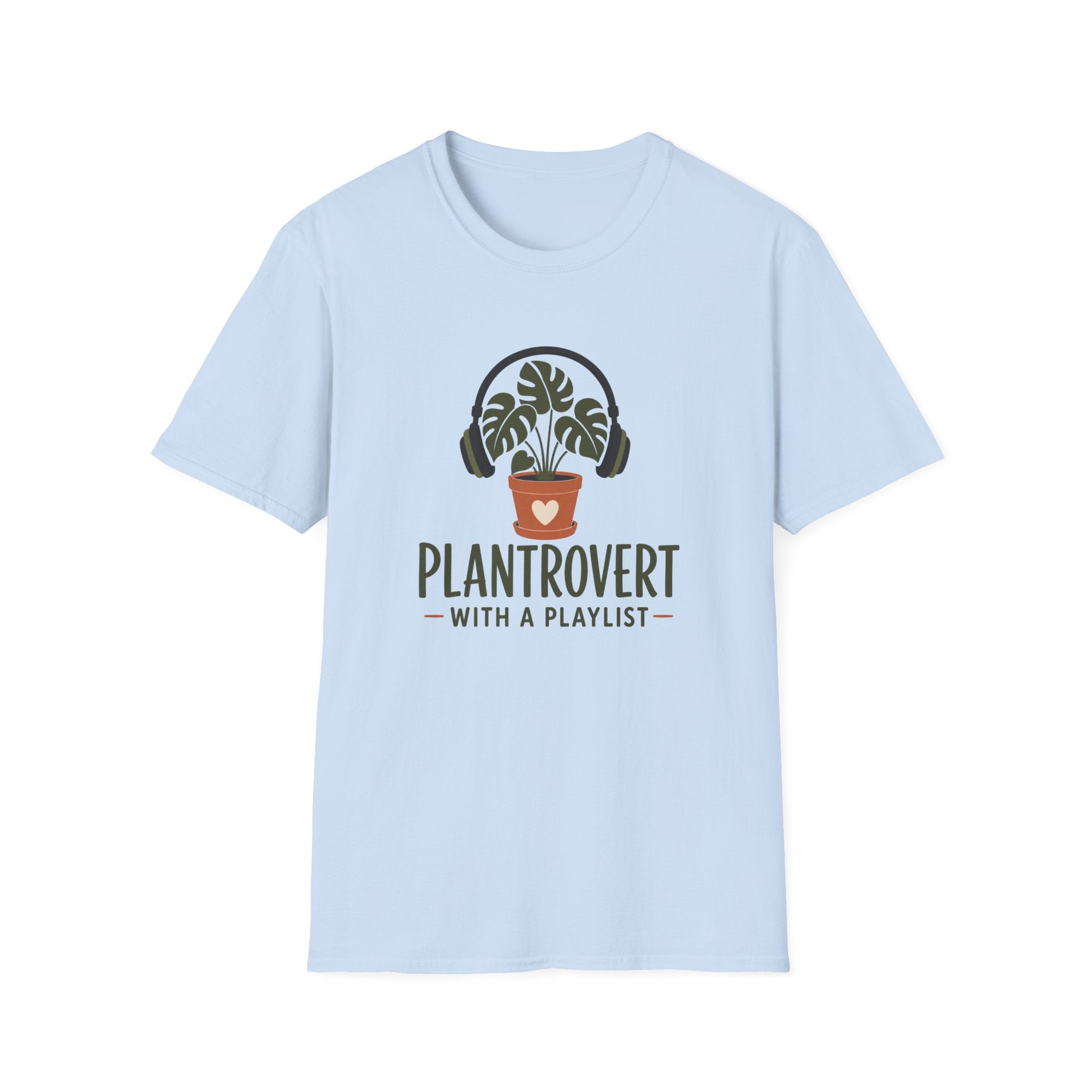 Plantrovert With A Playlist T-Shirt
