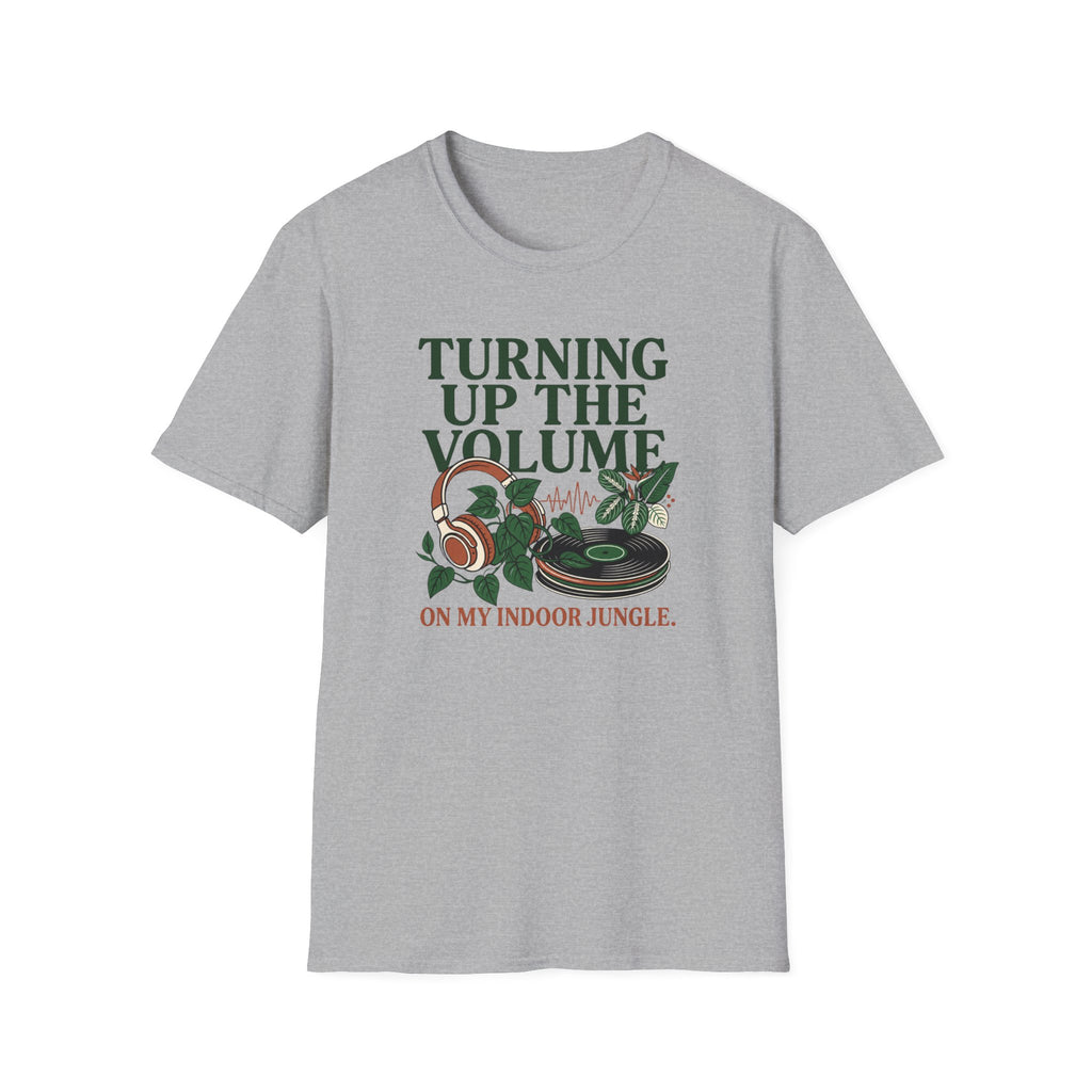 Turning Up the Volume on my Indoor Jungle T-Shirt
