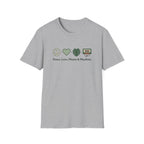 Peace. Love. Plants & Playlists. T-Shirt