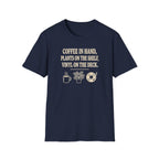 Coffee, Plants, Vinyl T-Shirt
