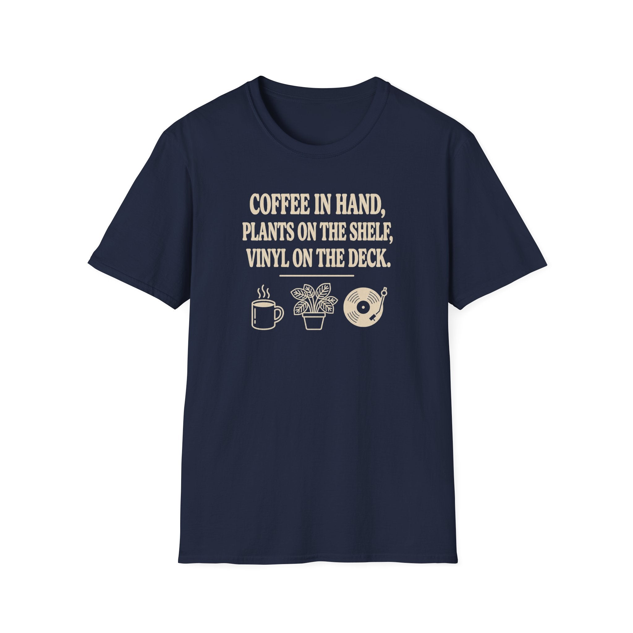 Coffee, Plants, Vinyl T-Shirt