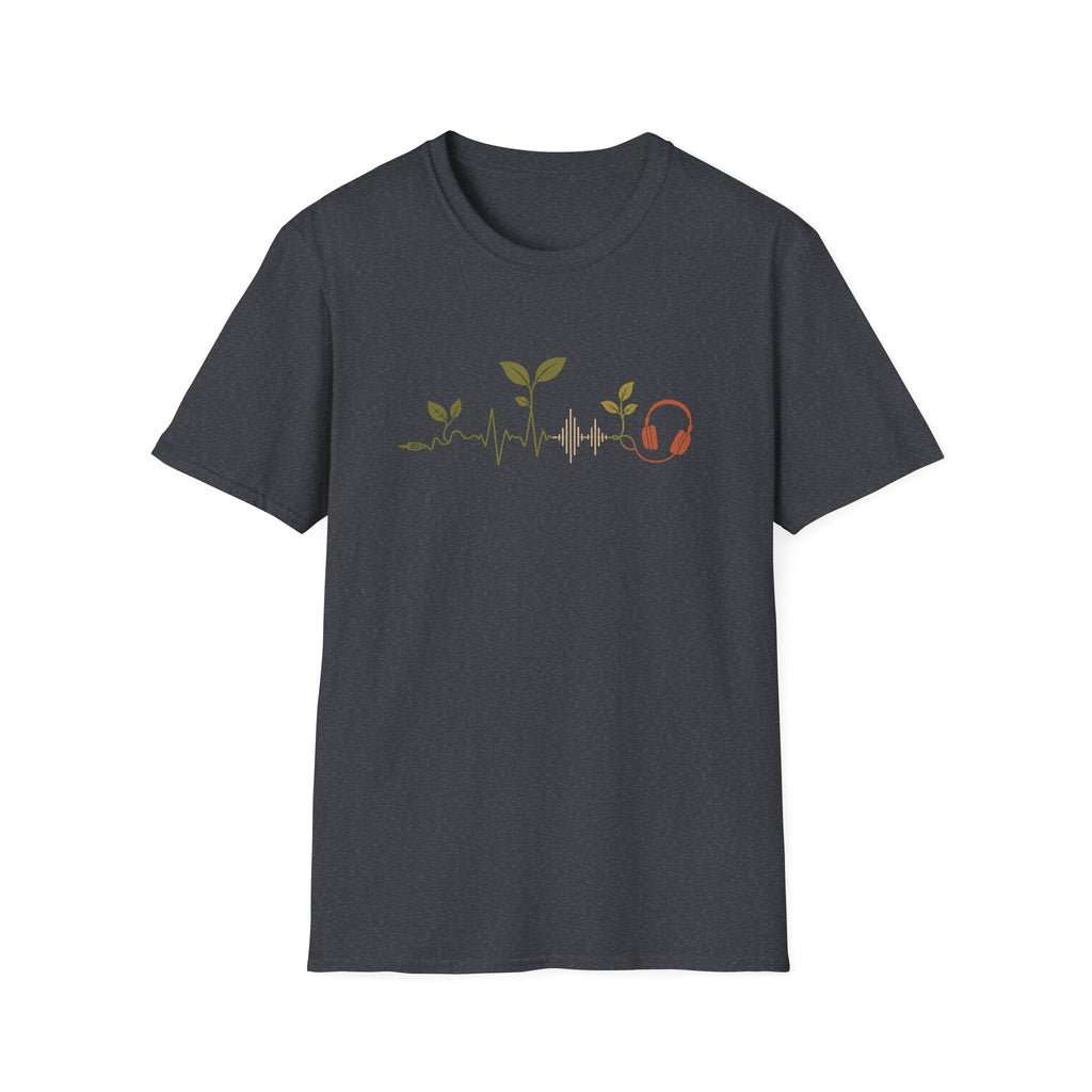 Plant Pulse Headphones T-Shirt