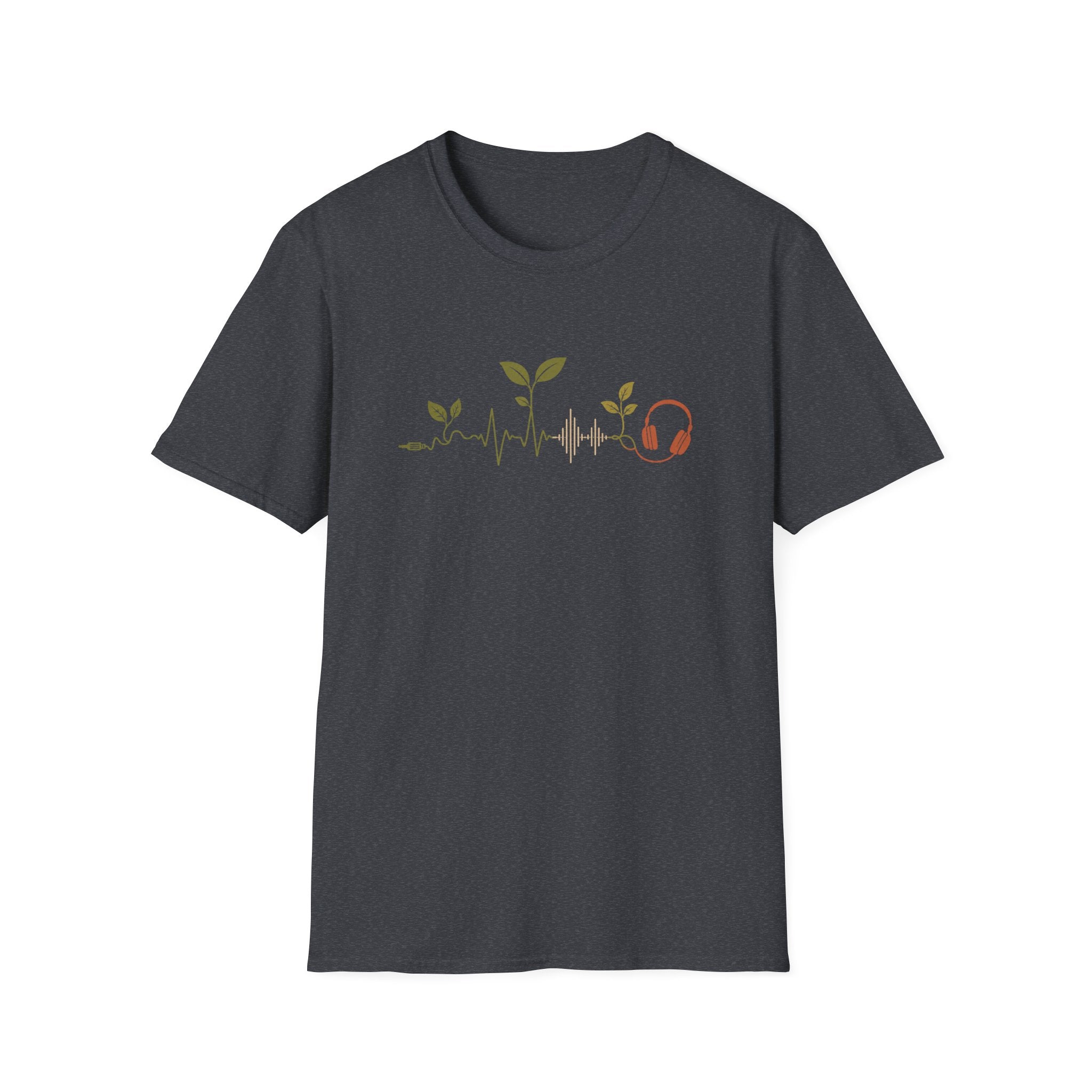 Plant Pulse Headphones T-Shirt
