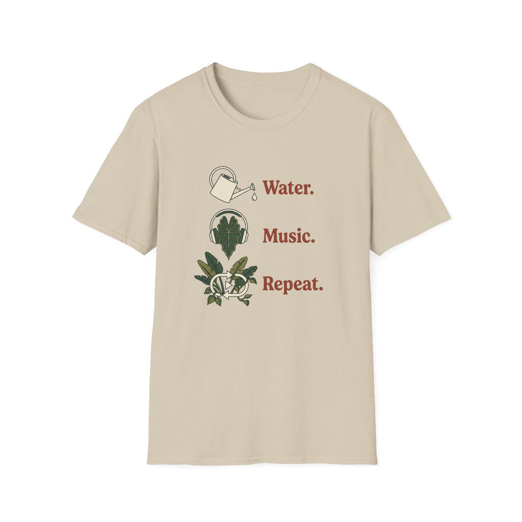 Water. Music. Repeat. T-Shirt