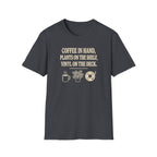 Coffee, Plants, Vinyl T-Shirt