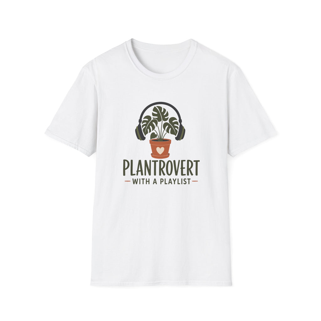 Plantrovert With A Playlist T-Shirt