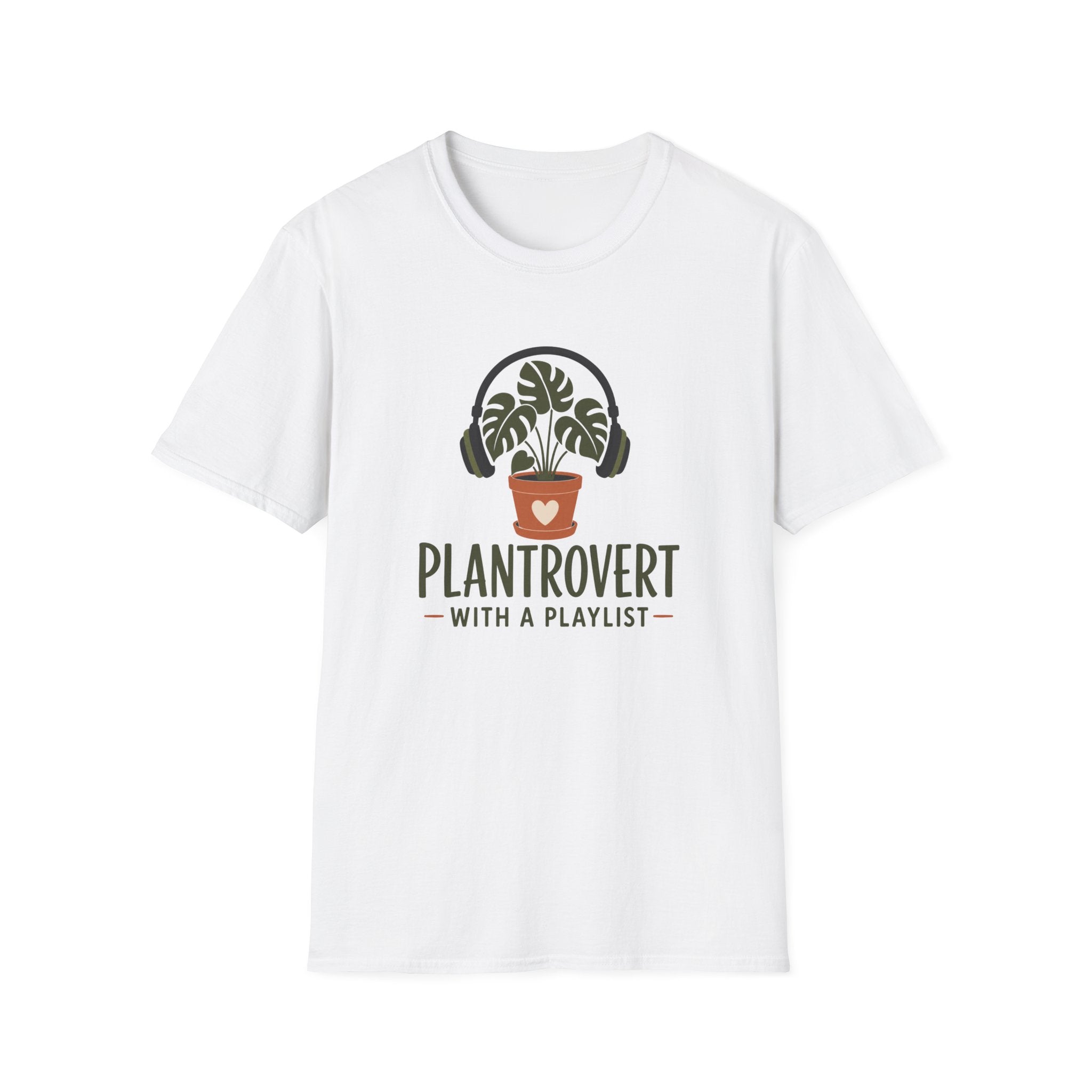 Plantrovert With A Playlist T-Shirt